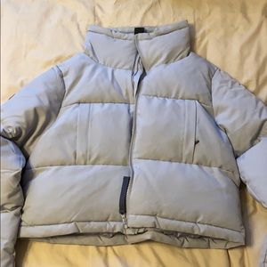 Cropped puffy jacket